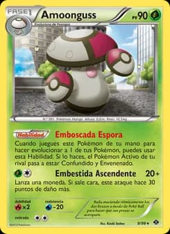 Amoonguss card in Spanish