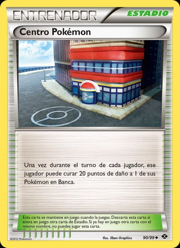 Centro Pokémon card in Spanish