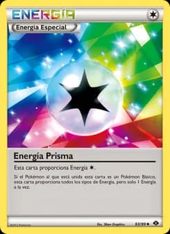 Energía Prisma card in Spanish