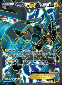 Zekrom-EX card in Spanish