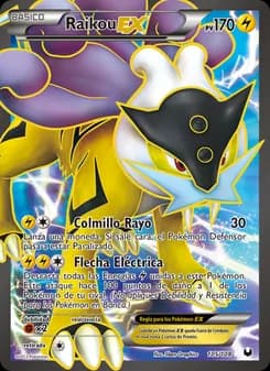Raikou-EX card in Spanish