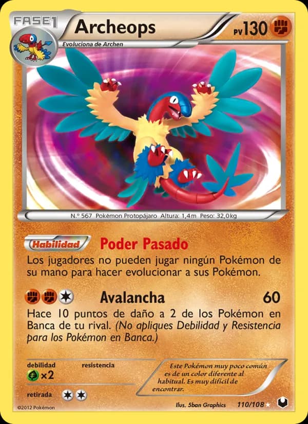 Archeops card in Spanish