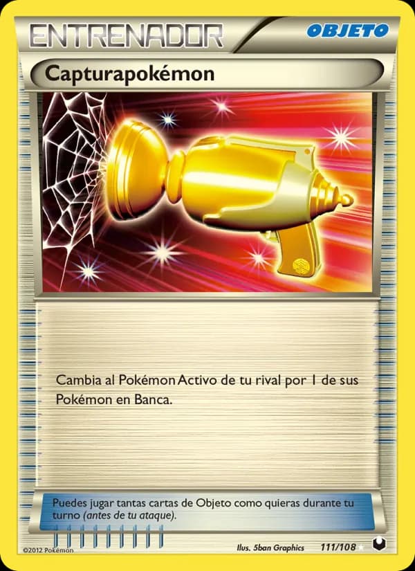 Capturapokémon card in Spanish