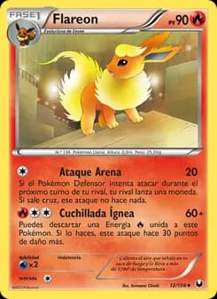 Flareon card in Spanish