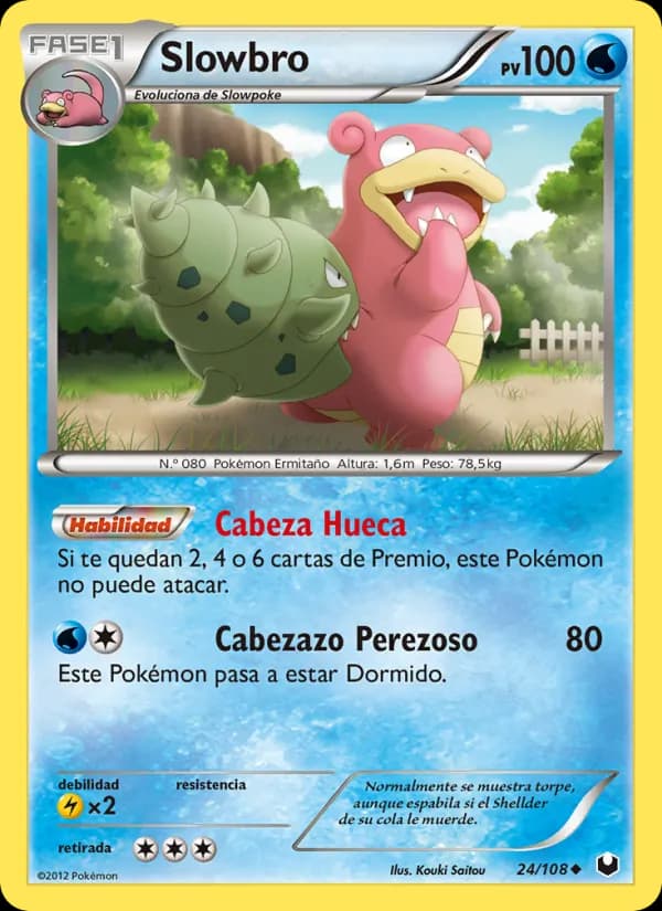 Slowbro card in Spanish