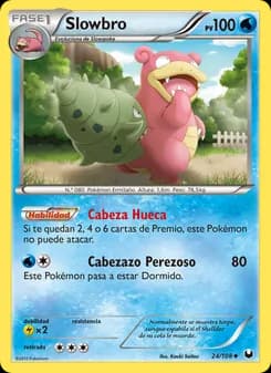 Slowbro card in Spanish