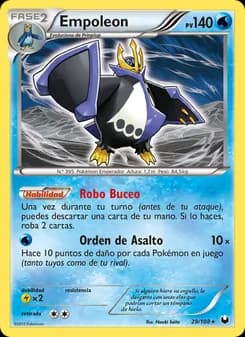 Empoleon card in Spanish