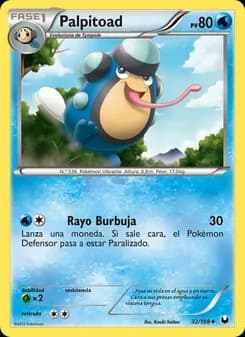 Palpitoad card in Spanish