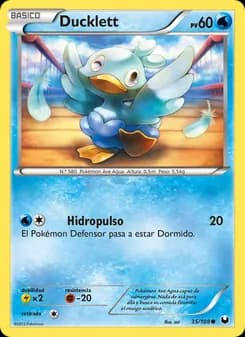Ducklett card in Spanish