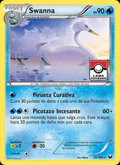 Swanna card in Spanish
