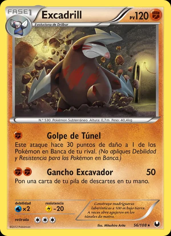 Excadrill card in Spanish
