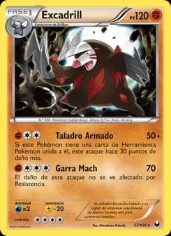 Excadrill card in Spanish