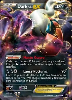 Darkrai-EX card in Spanish