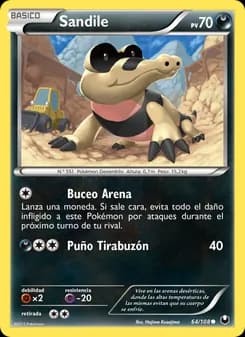 Sandile card in Spanish