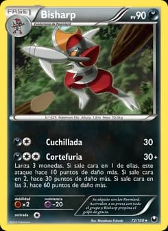 Bisharp card in Spanish