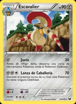 Escavalier card in Spanish