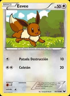 Eevee card in Spanish
