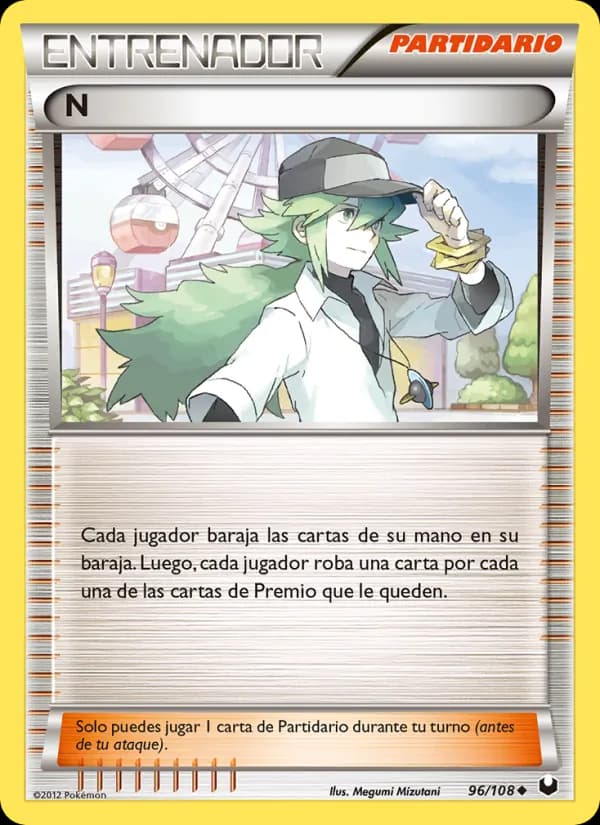 N card in Spanish