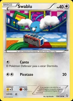 Swablu card in Spanish