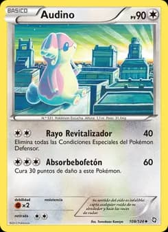 Audino card in Spanish