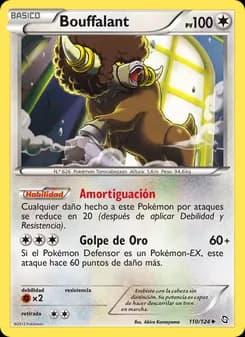 Bouffalant card in Spanish