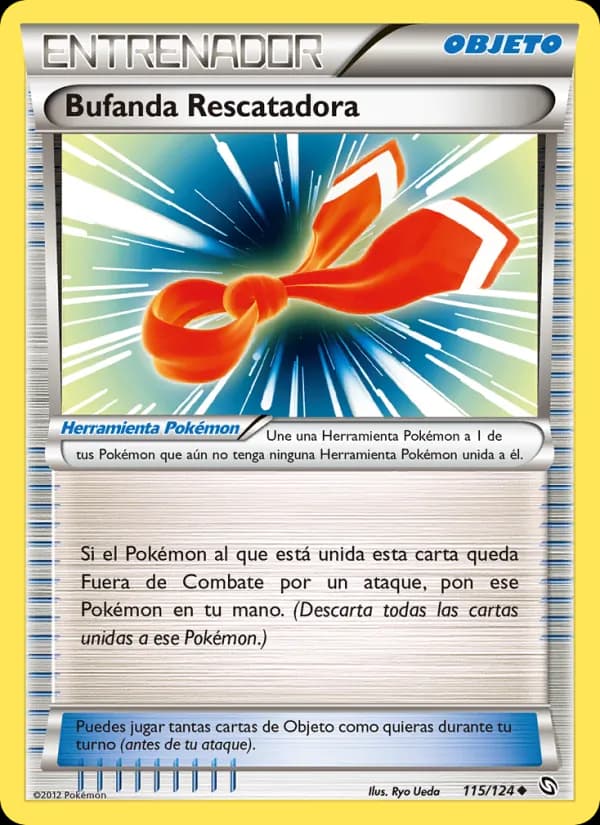 Bufanda Rescatadora card in Spanish