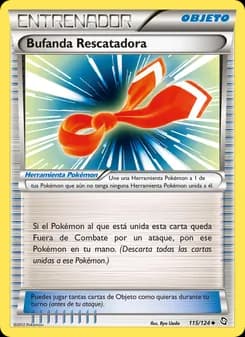 Bufanda Rescatadora card in Spanish