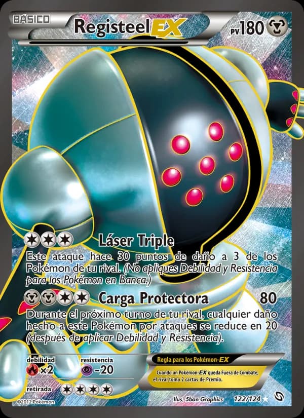 Registeel-EX card in Spanish