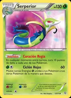 Serperior card in Spanish