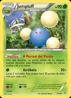 Jumpluff card in Spanish