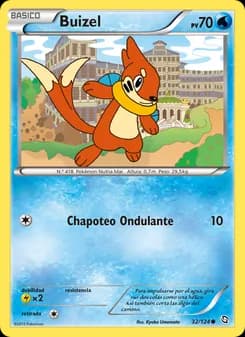 Buizel card in Spanish