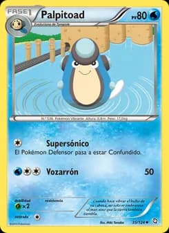 Palpitoad card in Spanish