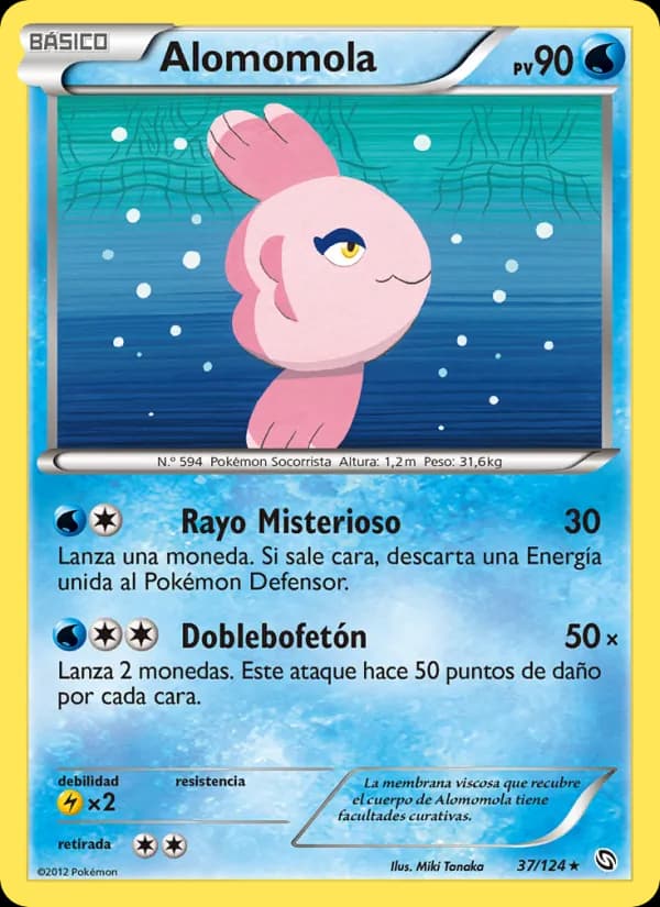 Alomomola card in Spanish