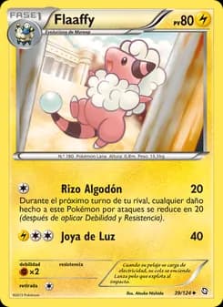 Flaaffy card in Spanish