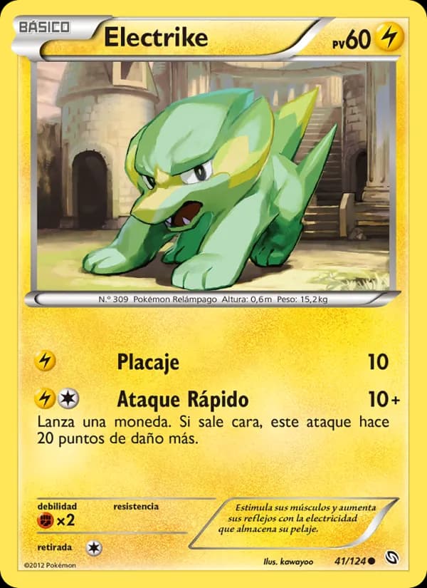 Electrike card in Spanish