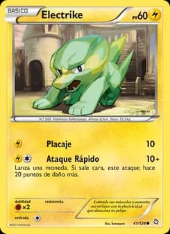 Electrike card in Spanish