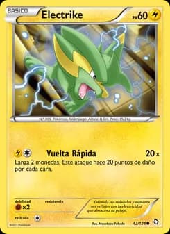 Electrike card in Spanish