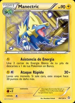 Manectric card in Spanish
