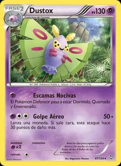 Dustox card in Spanish
