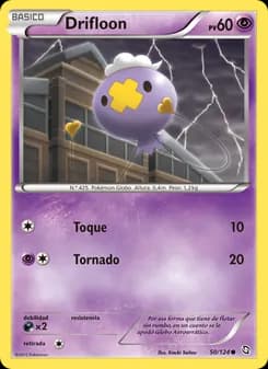 Drifloon card in Spanish
