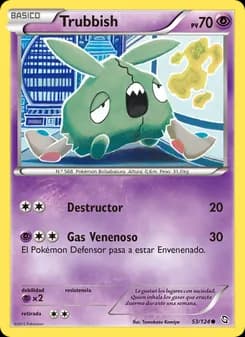 Trubbish card in Spanish