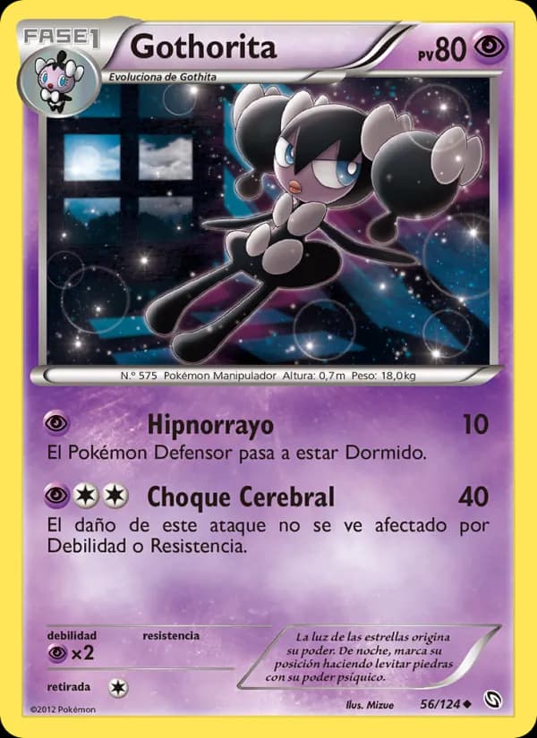 Gothorita card in Spanish