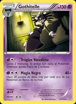Gothitelle card in Spanish