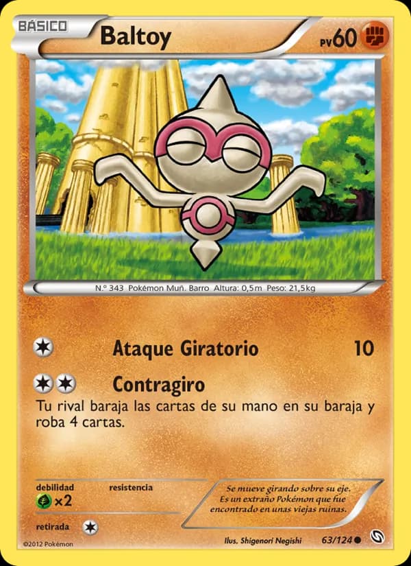 Baltoy card in Spanish