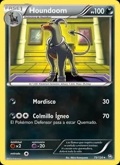 Houndoom card in Spanish