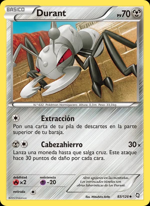 Durant card in Spanish