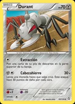 Durant card in Spanish