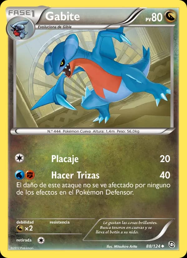 Gabite card in Spanish