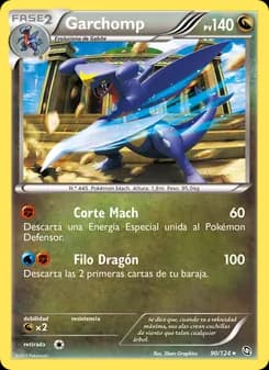 Garchomp card in Spanish