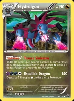 Hydreigon card in Spanish